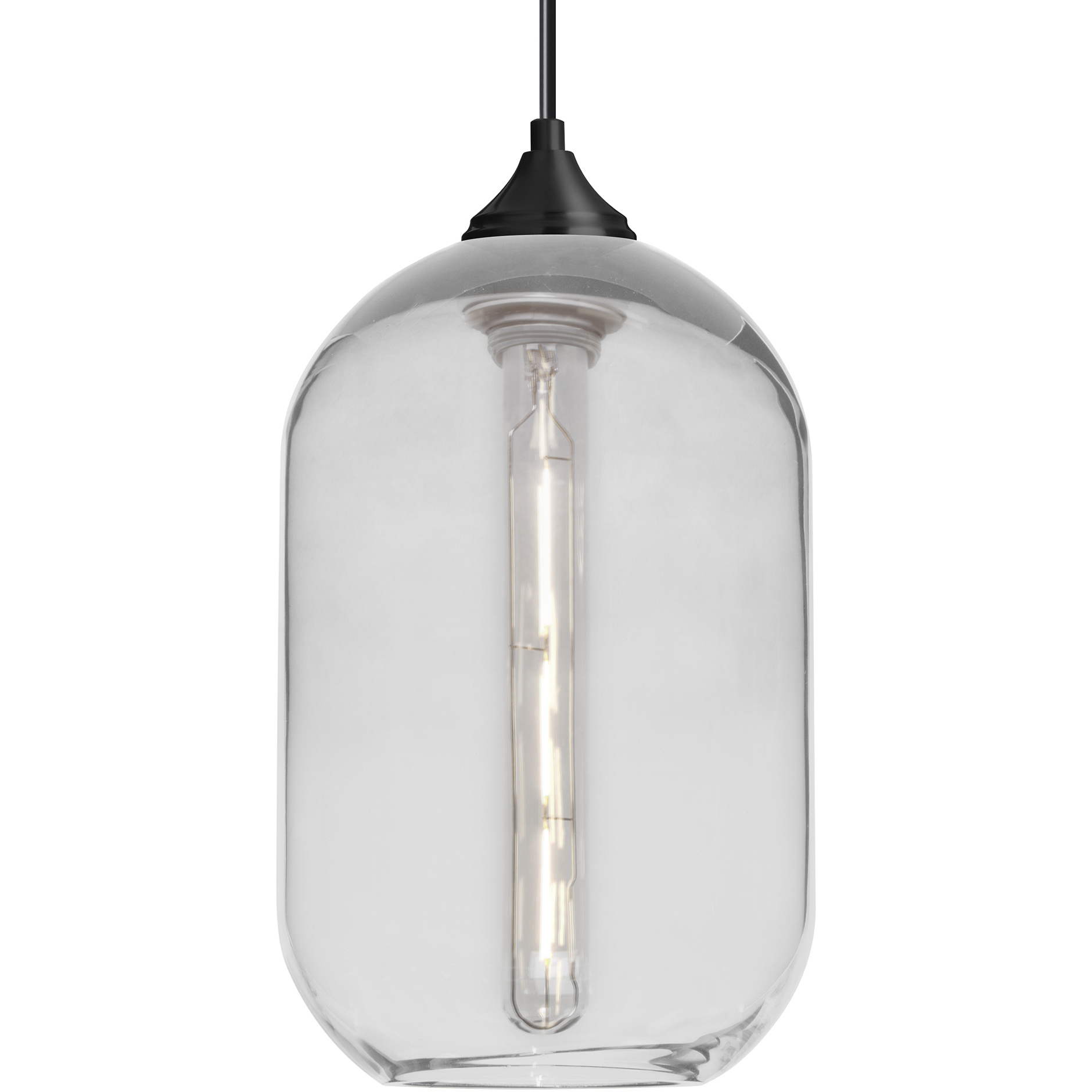 Omega 12 1 Light Black Cord Pendant Ceiling Light