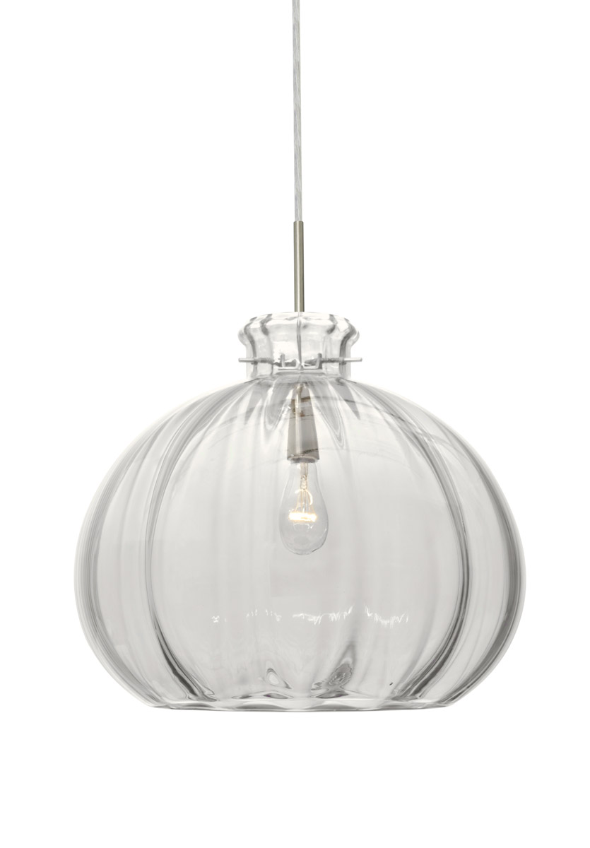 Pinta 12 1 Light Satin Nickel Pendant Ceiling Light