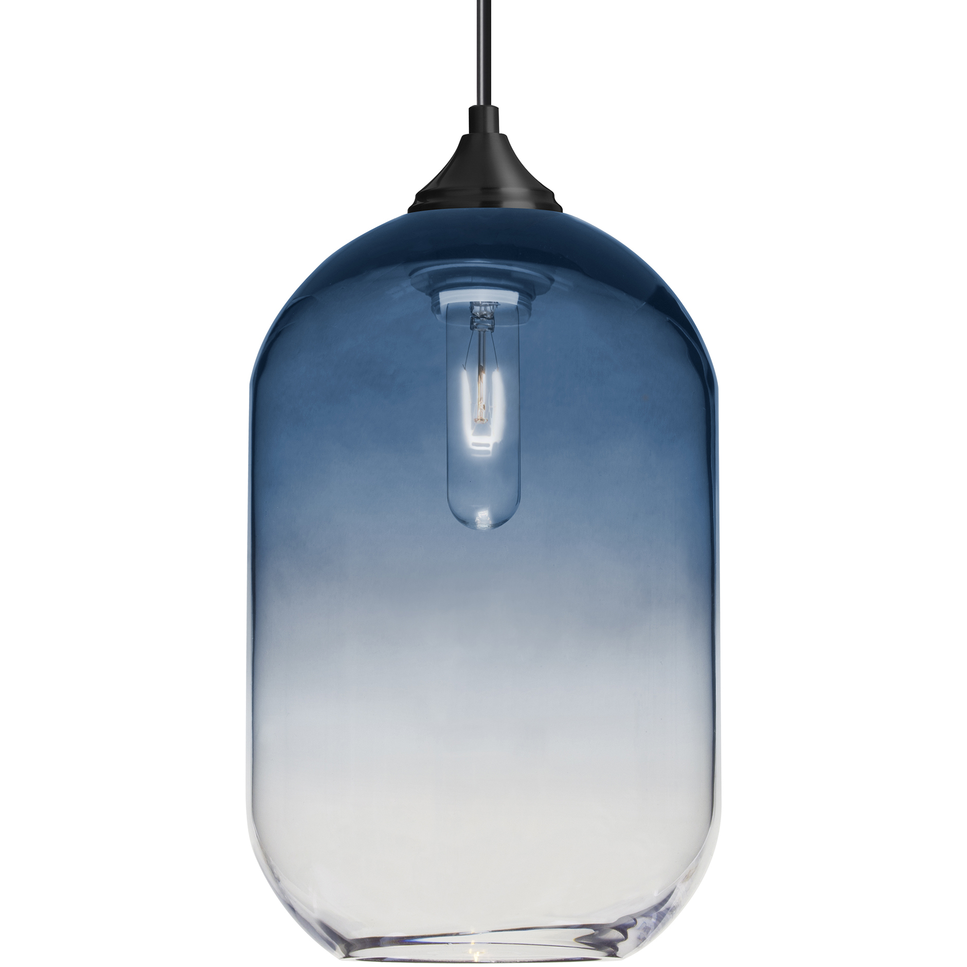 Omega 12 1 Light Black Cord Pendant Ceiling Light