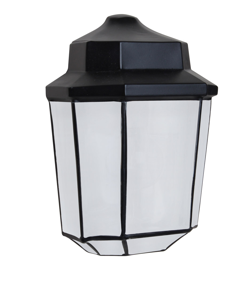 3028 Series 1 Light 10 inch Black Outdoor Sconce, Costaluz