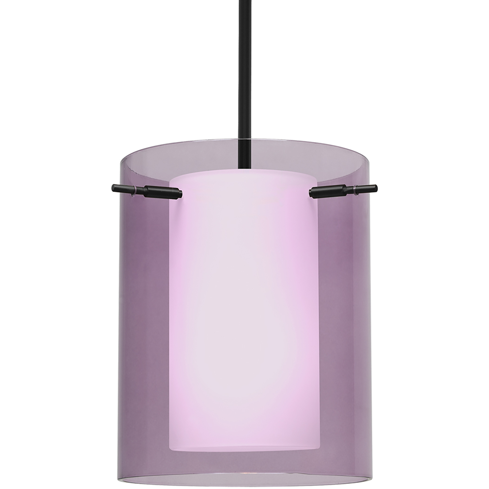 Pahu 8 LED Black Stem Pendant Ceiling Light