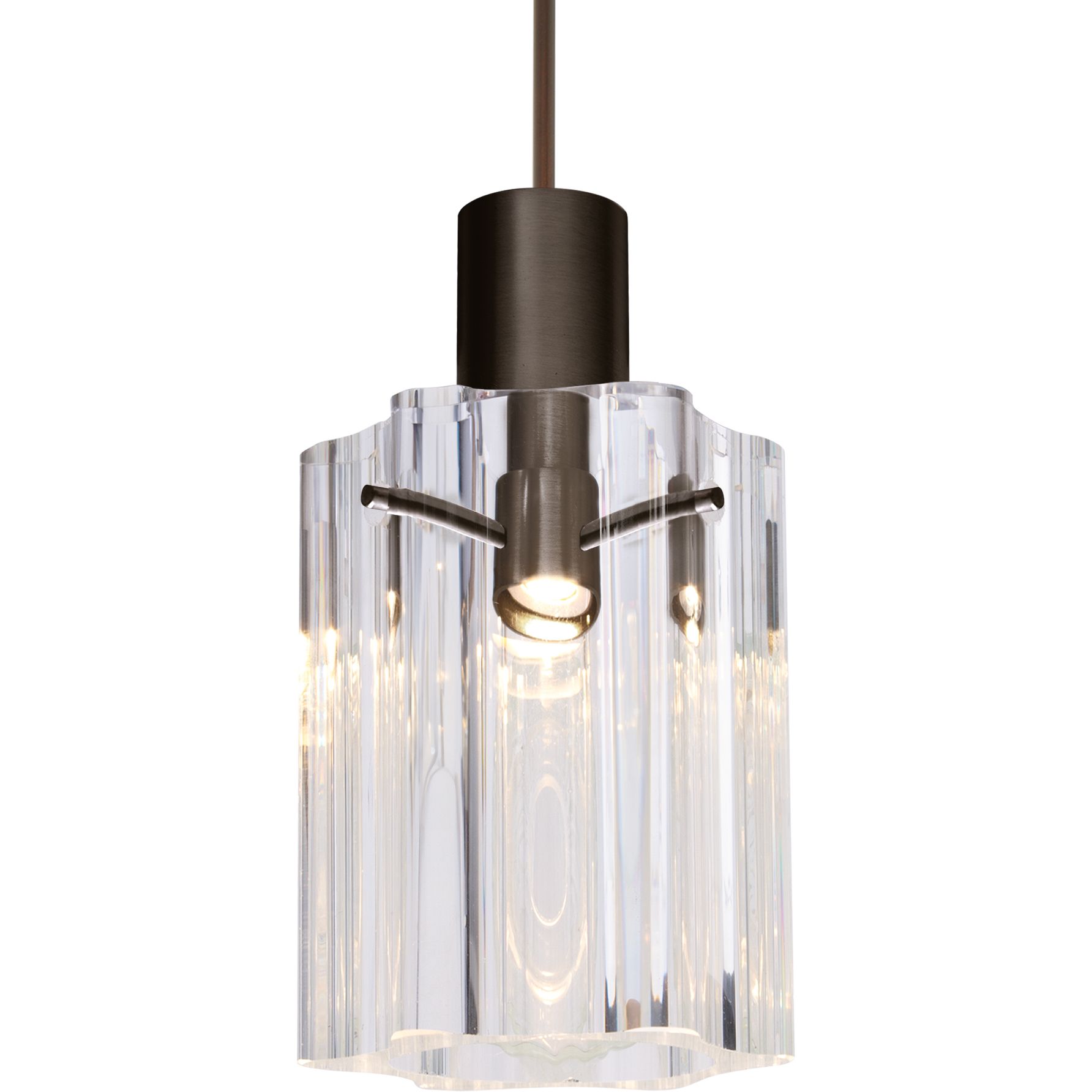 Ice 4 LED Bronze Pendant Ceiling Light