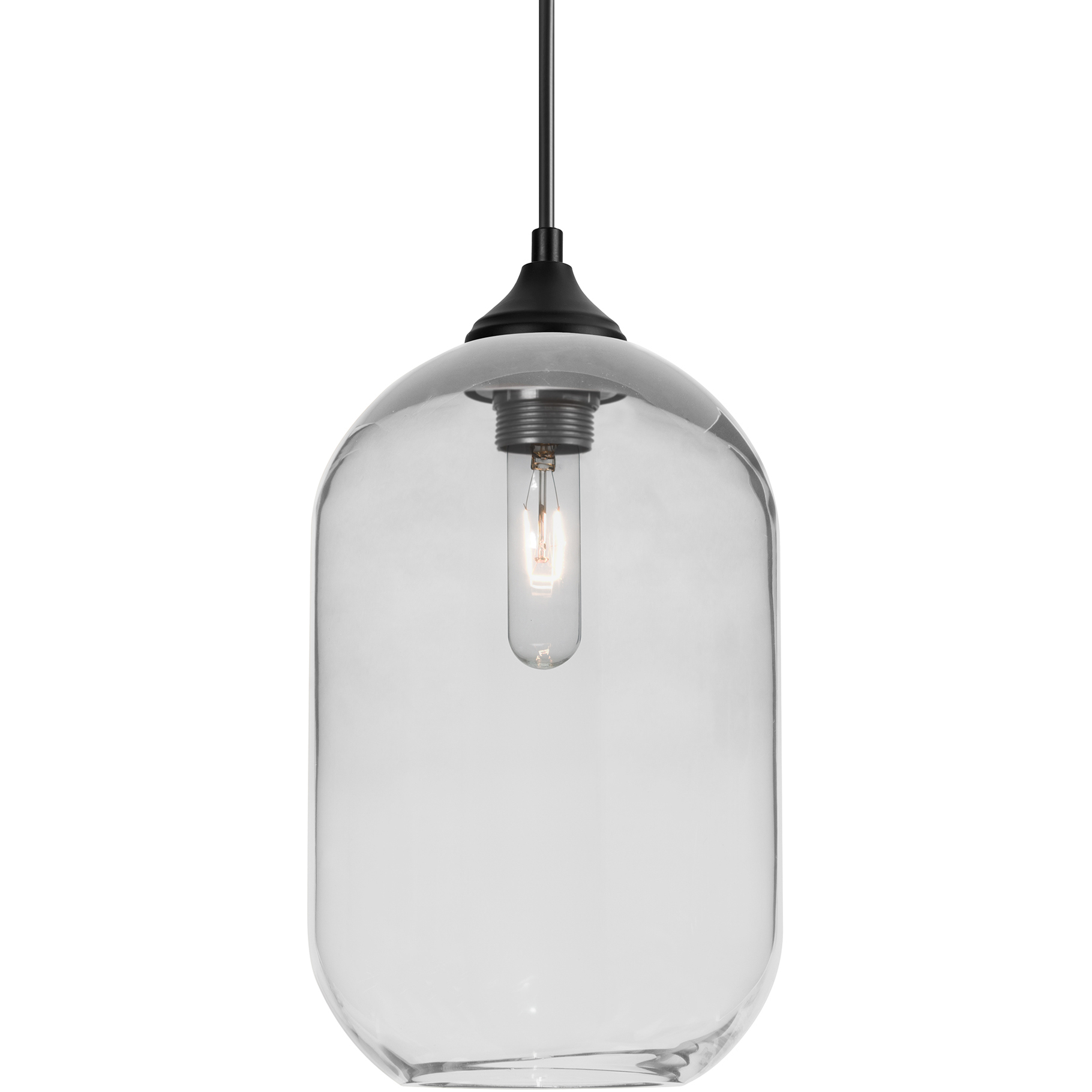 Omega 12 1 Light Black Outdoor Pendant
